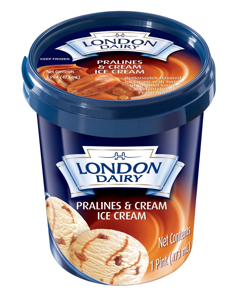 LD Praline & Cream Pint 6x16 FL OZ