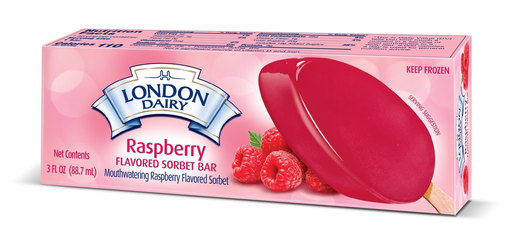 LD Raspberry Sorbet Bar 3Fl Oz (1x12)