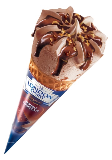 LD Double Chocolate Cone 4Fl Oz (12x12)