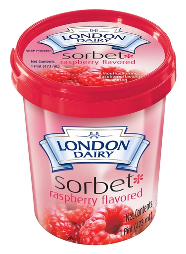 LD Raspberry Sorbet Pint 6x16 FL OZ