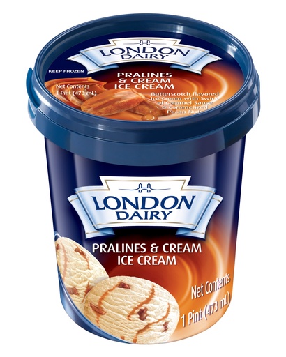 LD Praline & Cream Pint 6x16 FL OZ