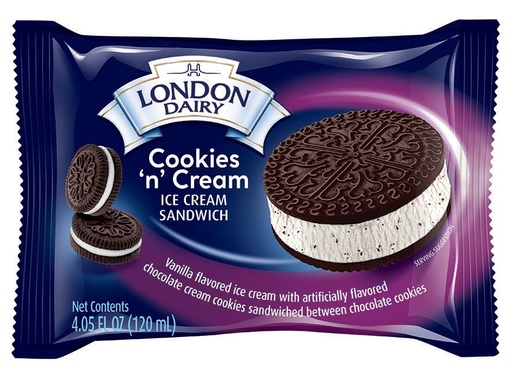 LD Sandwich Cookies & Cream 4 Fl Oz (6x12)